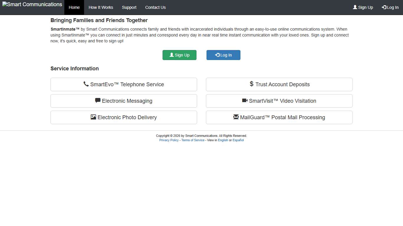 SmartInmate™ - Corrections Communications Services
