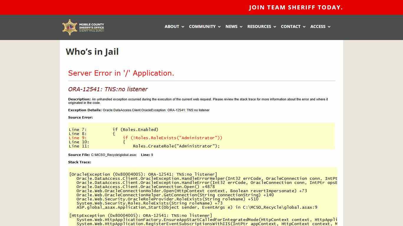 Who’s in Jail | Mobile County Sheriff's Office